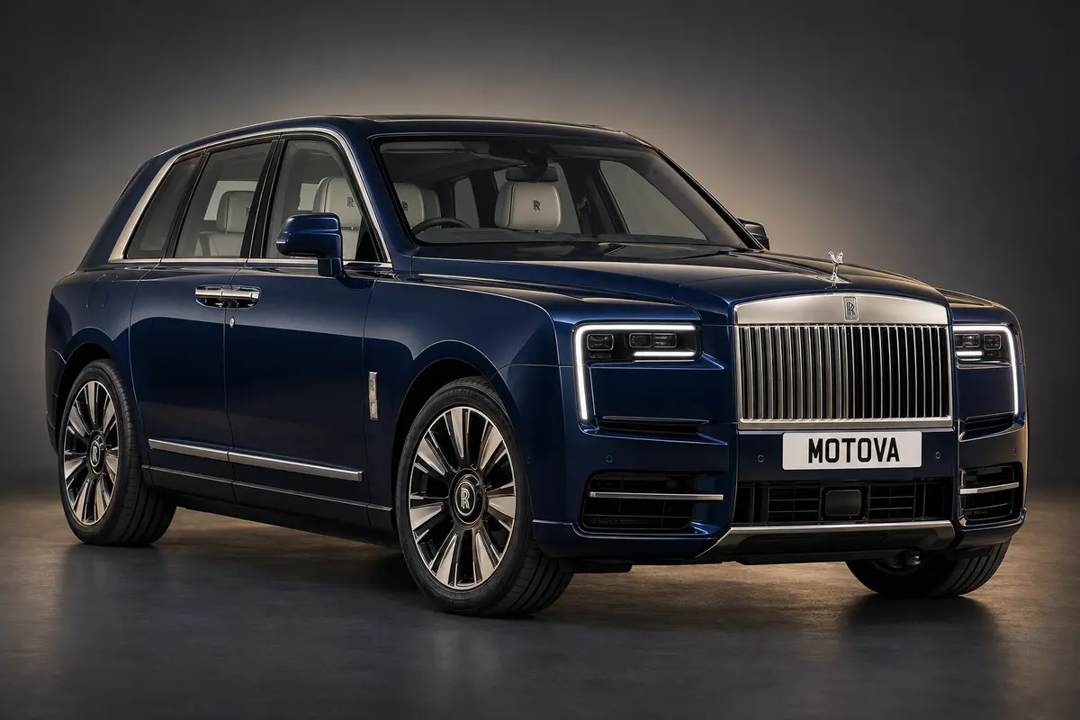 Rolls-Royce Cullinan available for monthly luxury car hire from MOTOVA