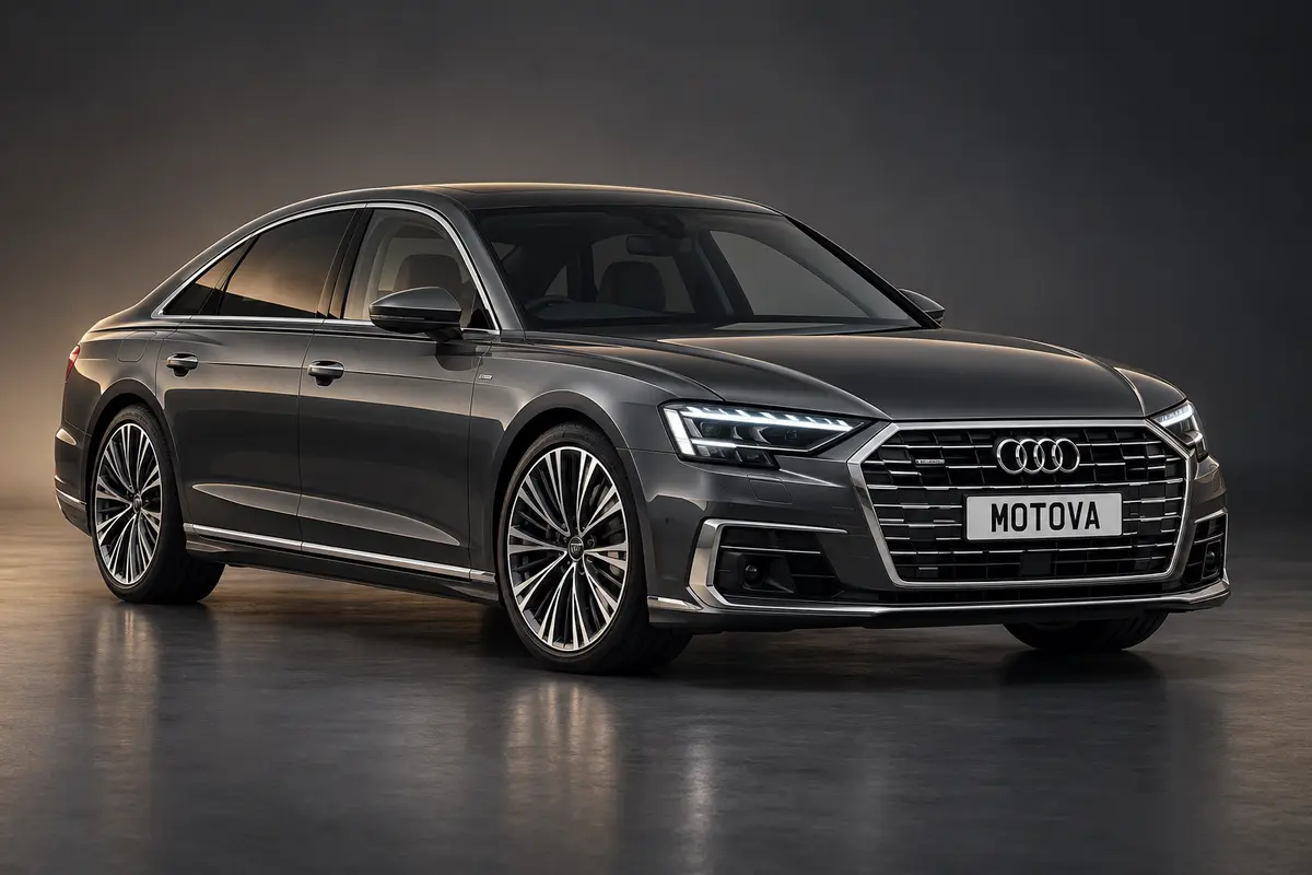 Audi A8 available for monthly hire from MOTOVA