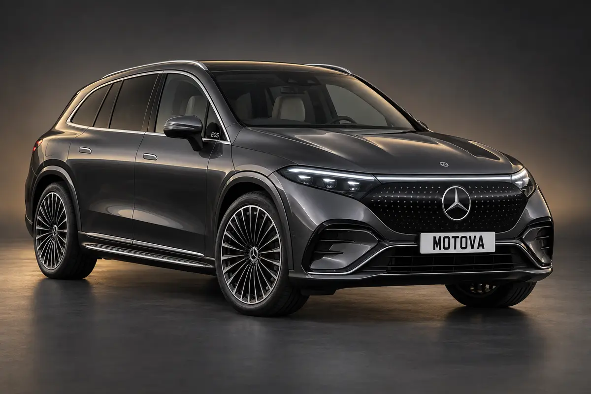 Mercedes-Benz EQS SUV available for monthly hire from MOTOVA